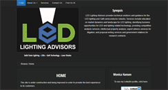 Desktop Screenshot of ledlightingadvisors.com