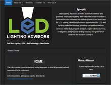 Tablet Screenshot of ledlightingadvisors.com